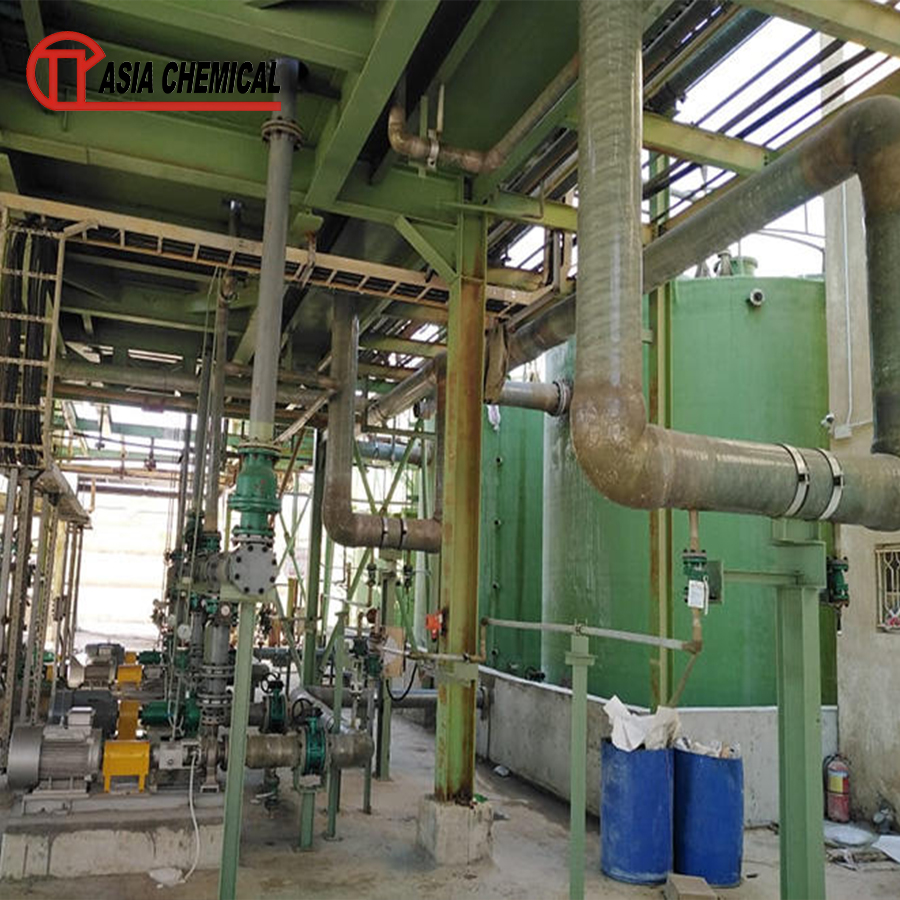 Hydrogen peroxide production line and supporting chemical pl