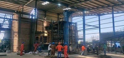 The Zambia 10000 ton /year solid sodium silicate production line